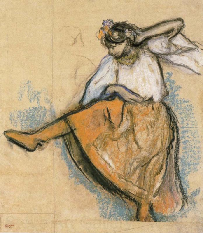 Edgar Degas Russian Dancer Spain oil painting art
